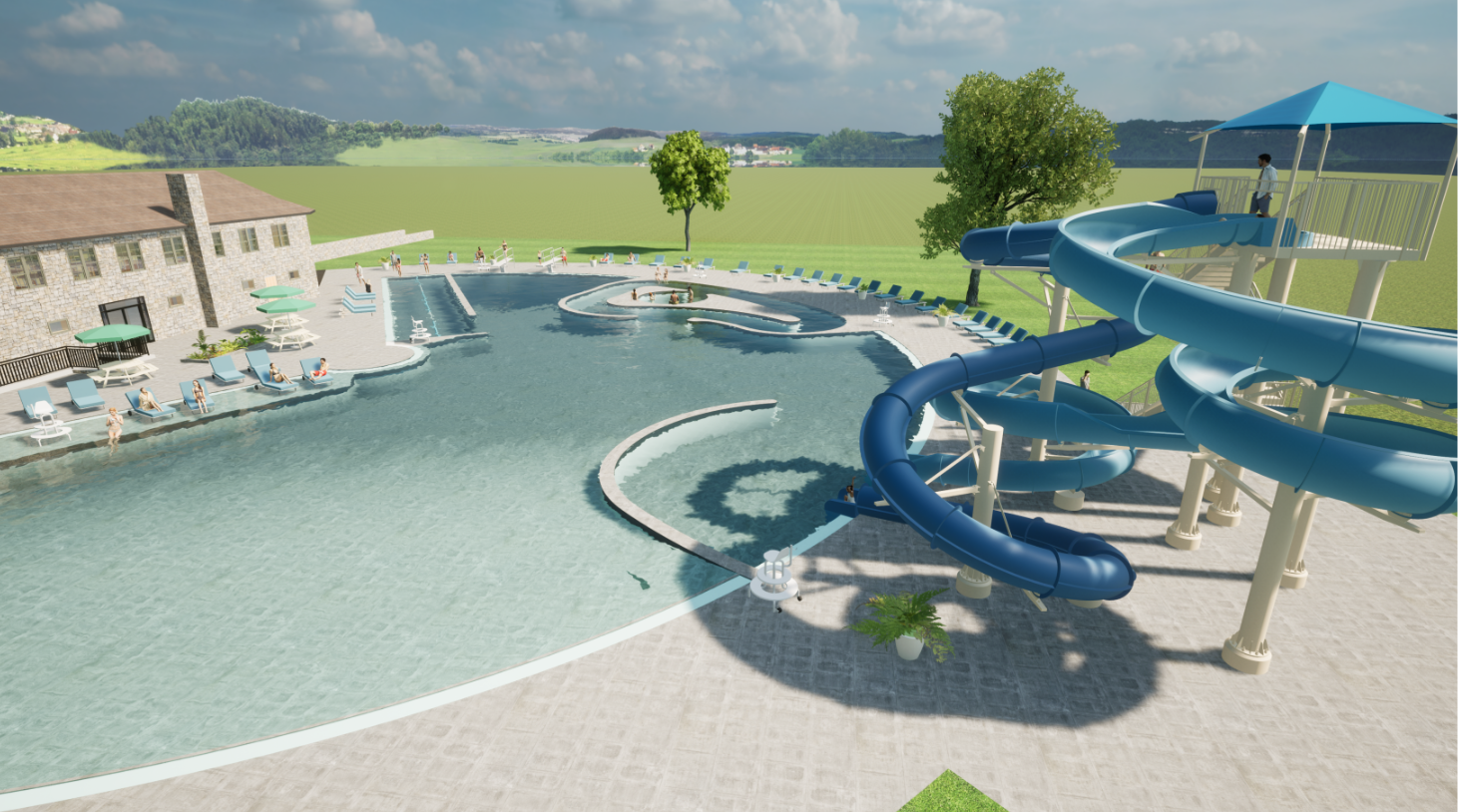 waterslides
