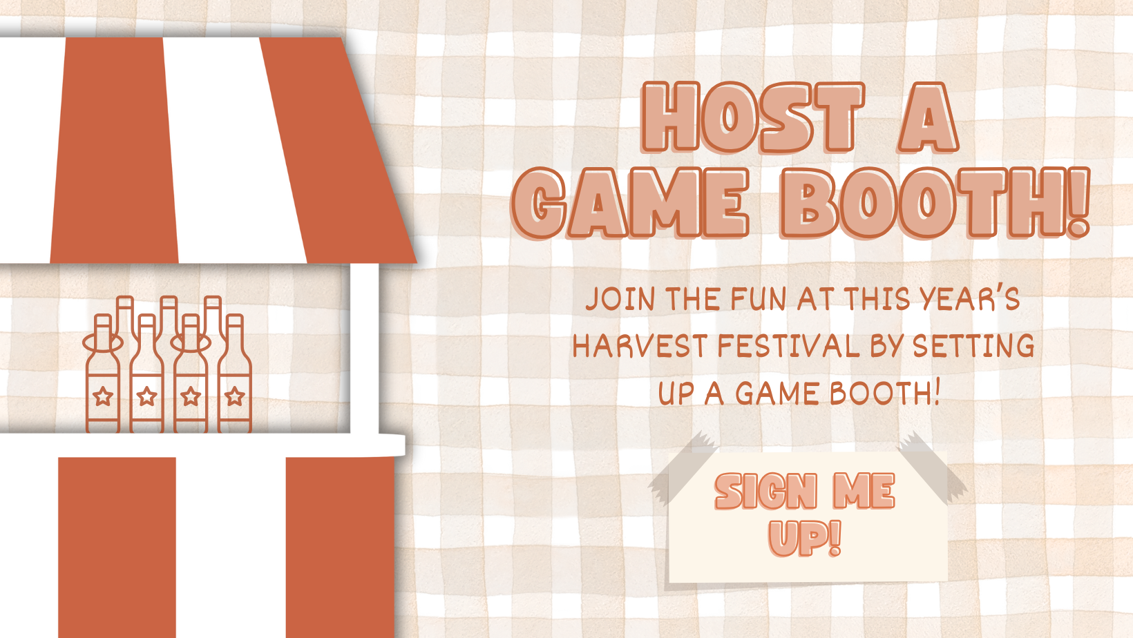 Harvest Festival Host A Game Booth