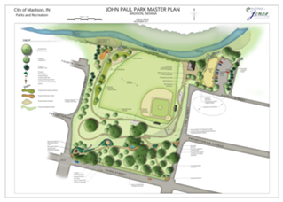Rendering of John Paul Park Plans