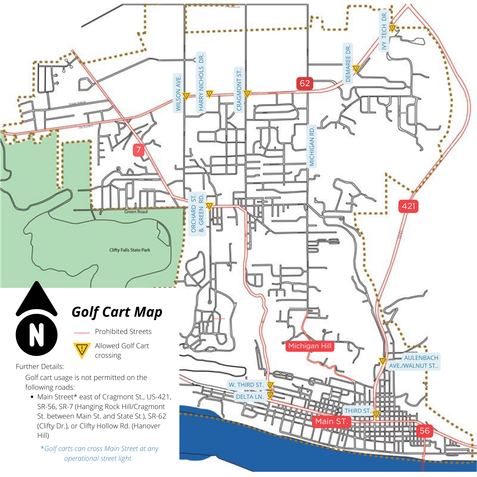 Golf Cart Map