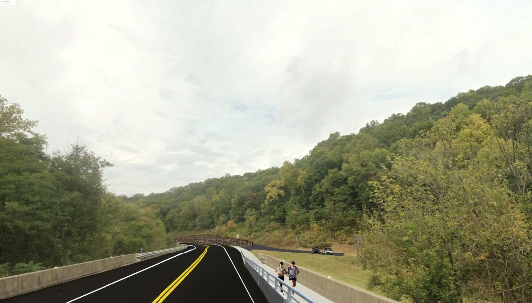 Entry to Madison Connector Trail